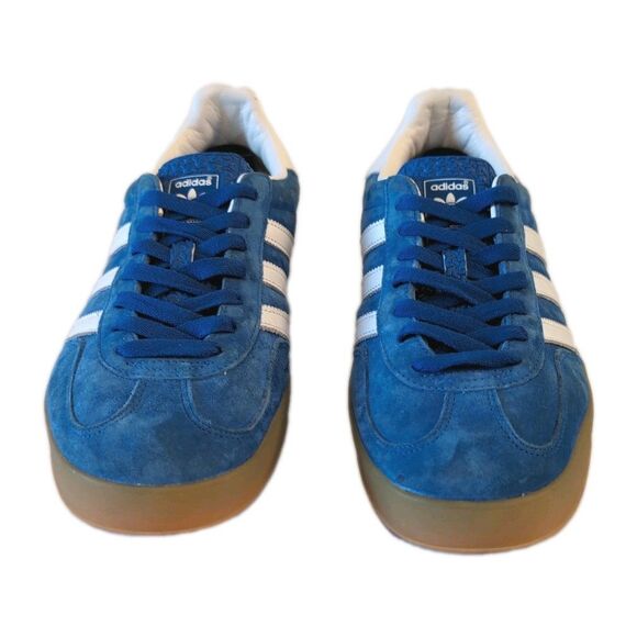adidas Other - Adidas Originals Gazelle Blue Suede Gum Sole Sneakers Size 11.5